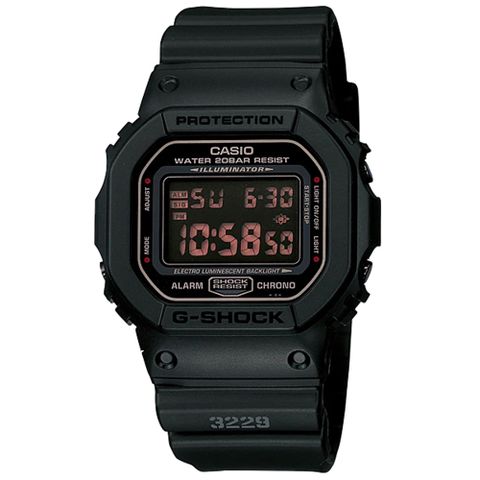 ▶熱銷補貨◀CASIO卡西歐 G-SHOCK 經典電子腕錶 母親節 禮物 DW-5600MS-1