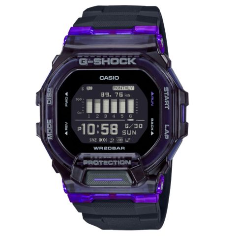 ▶熱銷補貨◀CASIO卡西歐 G-SHOCK 藍牙連線 輕巧電子腕錶 禮物推薦 畢業禮物 GBD-200SM-1A6