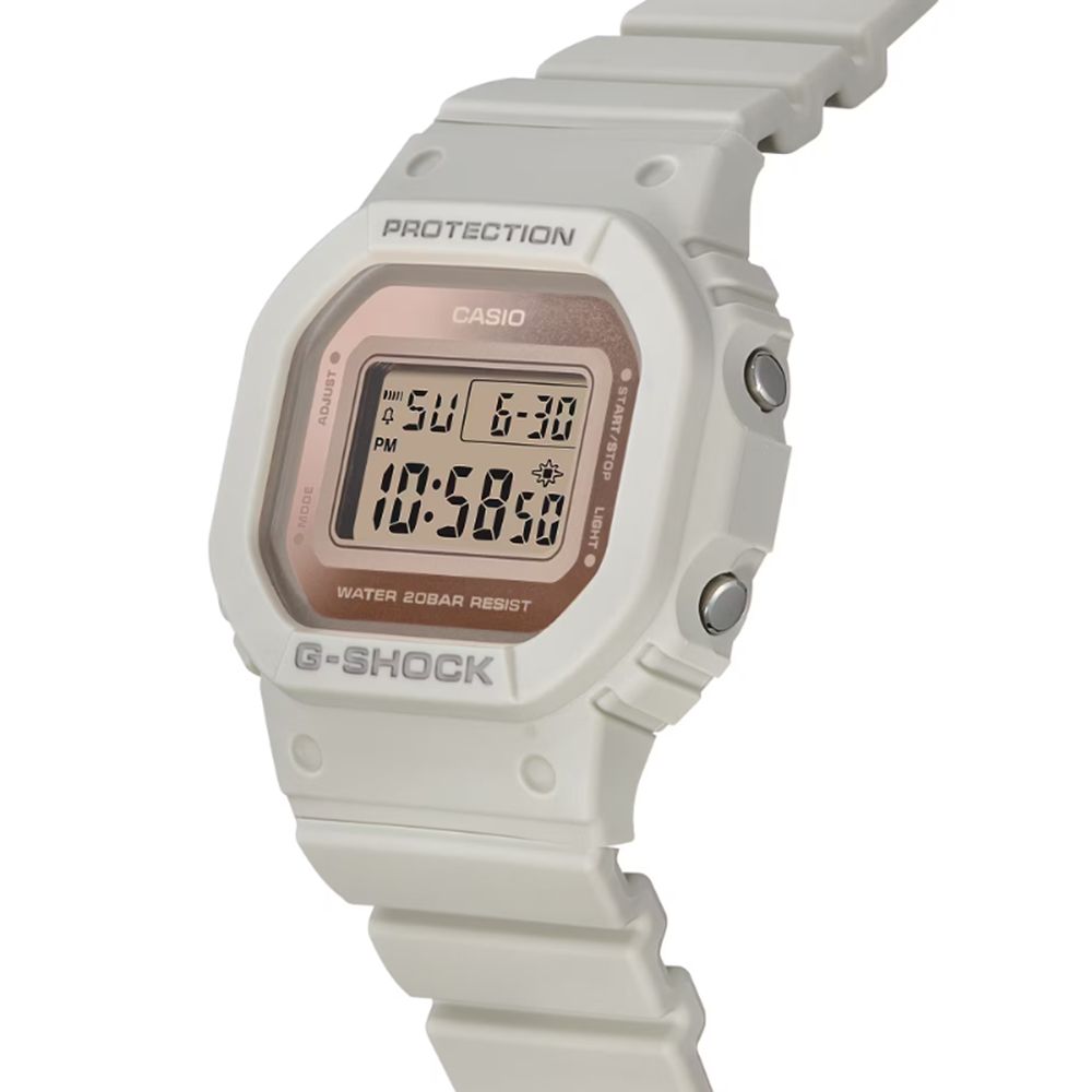 CASIO 卡西歐 G-SHOCK 纖薄精巧 個性簡約 金屬質感 優雅米 經典方型 GMD-S5600-8_40.5mm