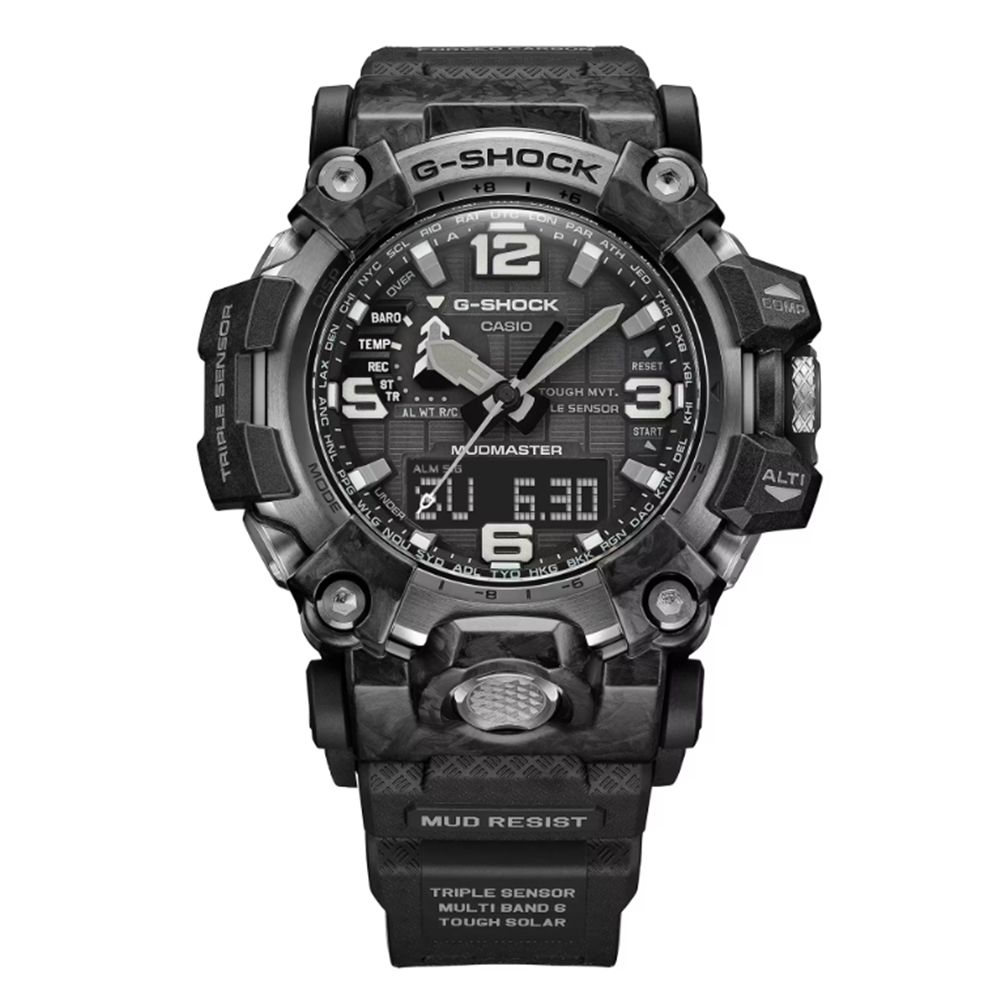 CASIO 卡西歐 G-SHOCK系列 碳核心防護錶殼結構(GWG-2000-1A1)