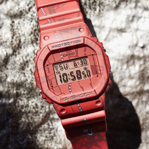 CASIO 卡西歐 G-SHOCK 澀谷尋寶 街頭復古風電子錶 DW-5600SBY-4