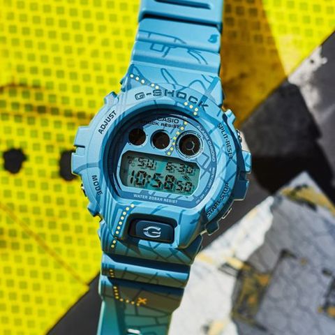 CASIO 卡西歐 G-SHOCK 澀谷尋寶 街頭復古風電子錶 DW-6900SBY-2