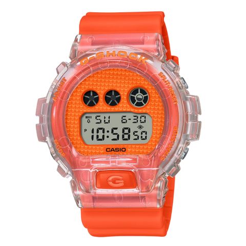 CASIO 卡西歐 G-SHOCK 扭蛋系列 彩色運動電子錶 DW-6900GL-4_50mm