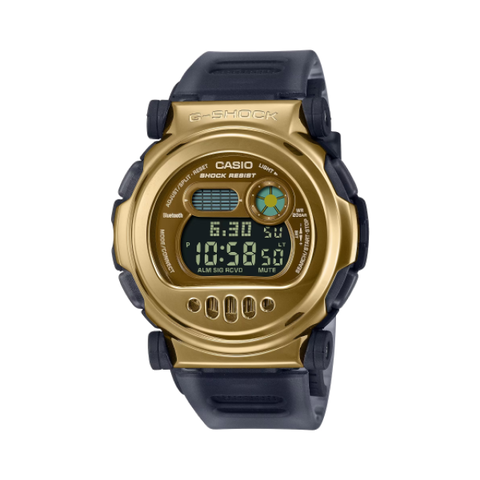 CASIO 卡西歐 【 G-SHOCK】復古玩味俏皮風格休閒電子腕錶-古銅金/G-B001MVB-8/台灣總代理公司貨享一年保固