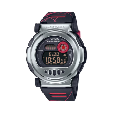 CASIO 卡西歐 【 G-SHOCK】復古玩味俏皮風格休閒電子腕錶-復古銀/G-B001MVA-1/台灣總代理公司貨享一年保固