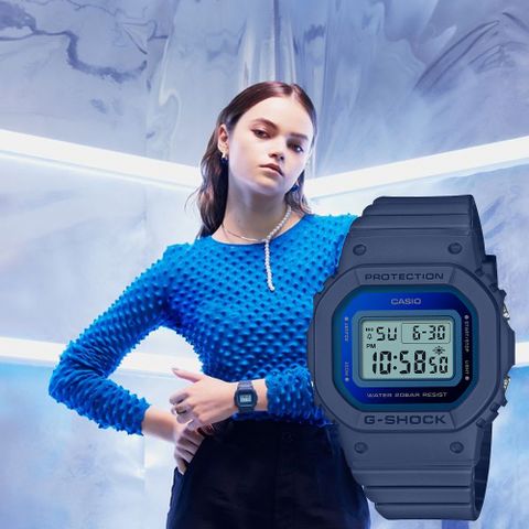 熱銷品牌▼日系手錶CASIO 卡西歐 G-SHOCK 優雅簡約 玻璃蒸鍍電子錶 GMD-S5600-2