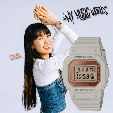 熱銷品牌▼日系手錶CASIO 卡西歐 G-SHOCK 孫盛希廣告款 玻璃蒸鍍電子錶 GMD-S5600-8