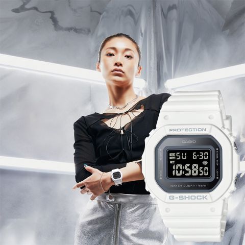 熱銷品牌▼日系手錶CASIO 卡西歐 G-SHOCK 優雅簡約 玻璃蒸鍍電子錶 GMD-S5600-7