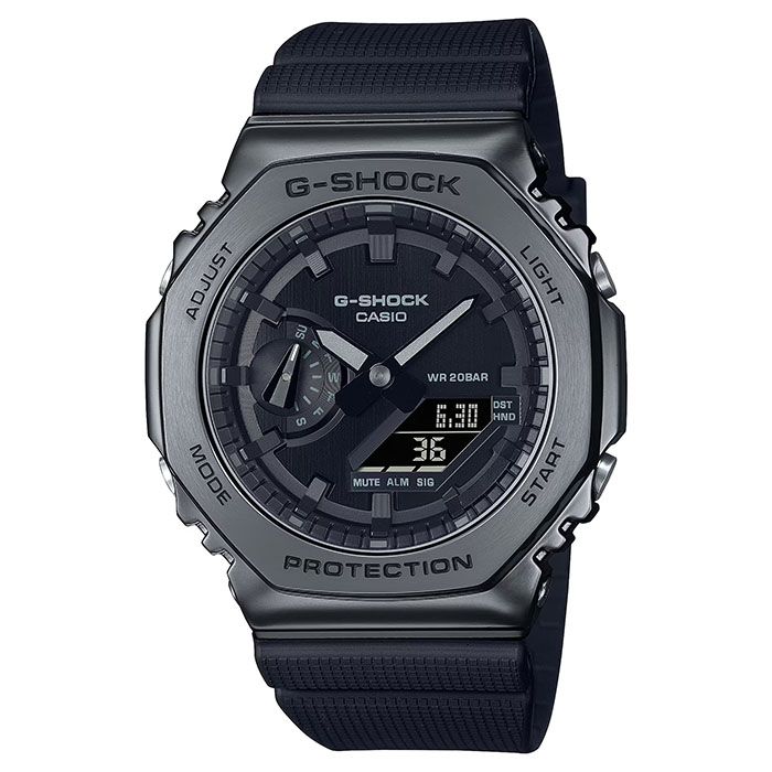 CASIO】卡西歐G-SHOCK 農家橡樹GM-2100BB-1A 八角金屬殼200米