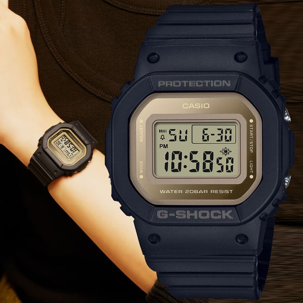 CASIO 卡西歐G-SHOCK 金屬質感方形電子腕錶GMD-S5600-1 - PChome 24h購物