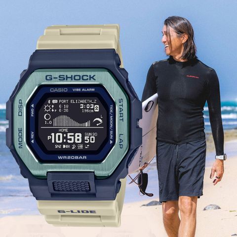 熱銷品牌▼日系手錶CASIO 卡西歐 G-SHOCK 衝浪藍芽智慧型手錶 GBX-100TT-2