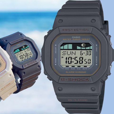 熱銷品牌▼日系手錶CASIO 卡西歐 G-SHOCK G-LIDE 衝浪潮汐女錶手錶 GLX-S5600-1