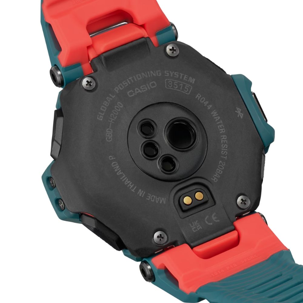 CASIO 卡西歐 G-SHOCK SQUAD系列 多元運動心率防水錶 GBD-H2000-2DR_52.6mm