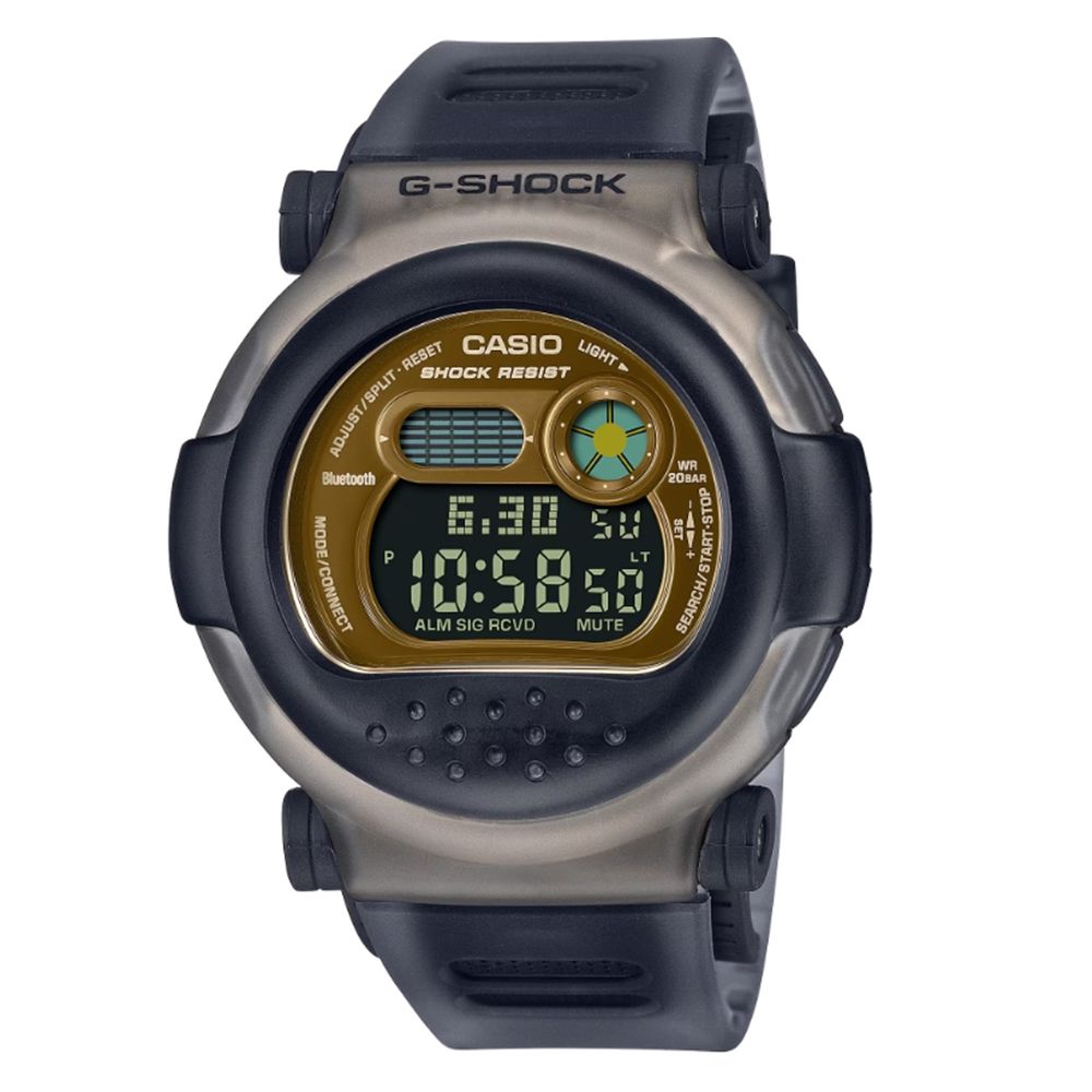 CASIO 卡西歐 G-SHOCK 膠囊結構 碳核心防護結構 金屬錶殼 G-B001MVB-8_47mm