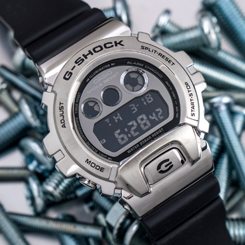 CASIO 卡西歐 G-SHOCK 鋼鐵聯盟街頭運動錶-GM-6900-1