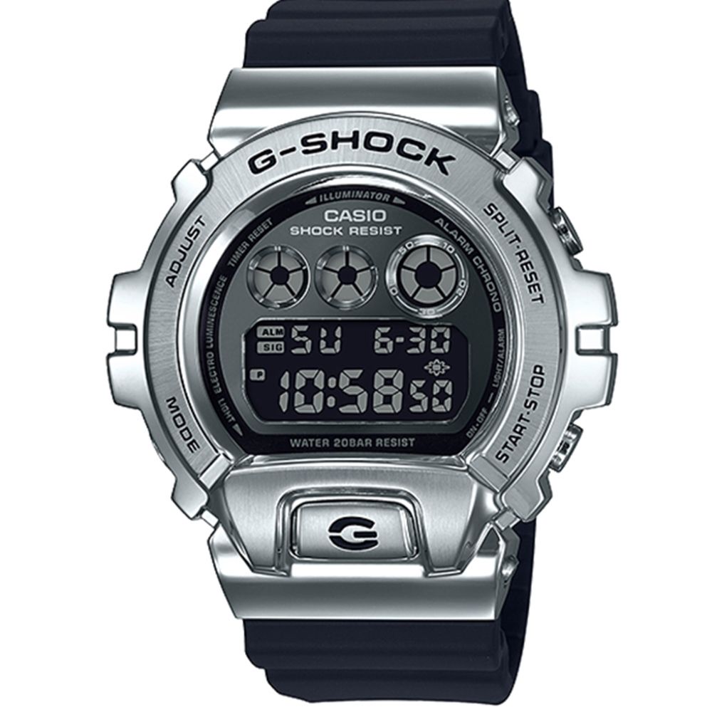 CASIO 卡西歐 G-SHOCK 鋼鐵聯盟街頭運動錶-GM-6900-1