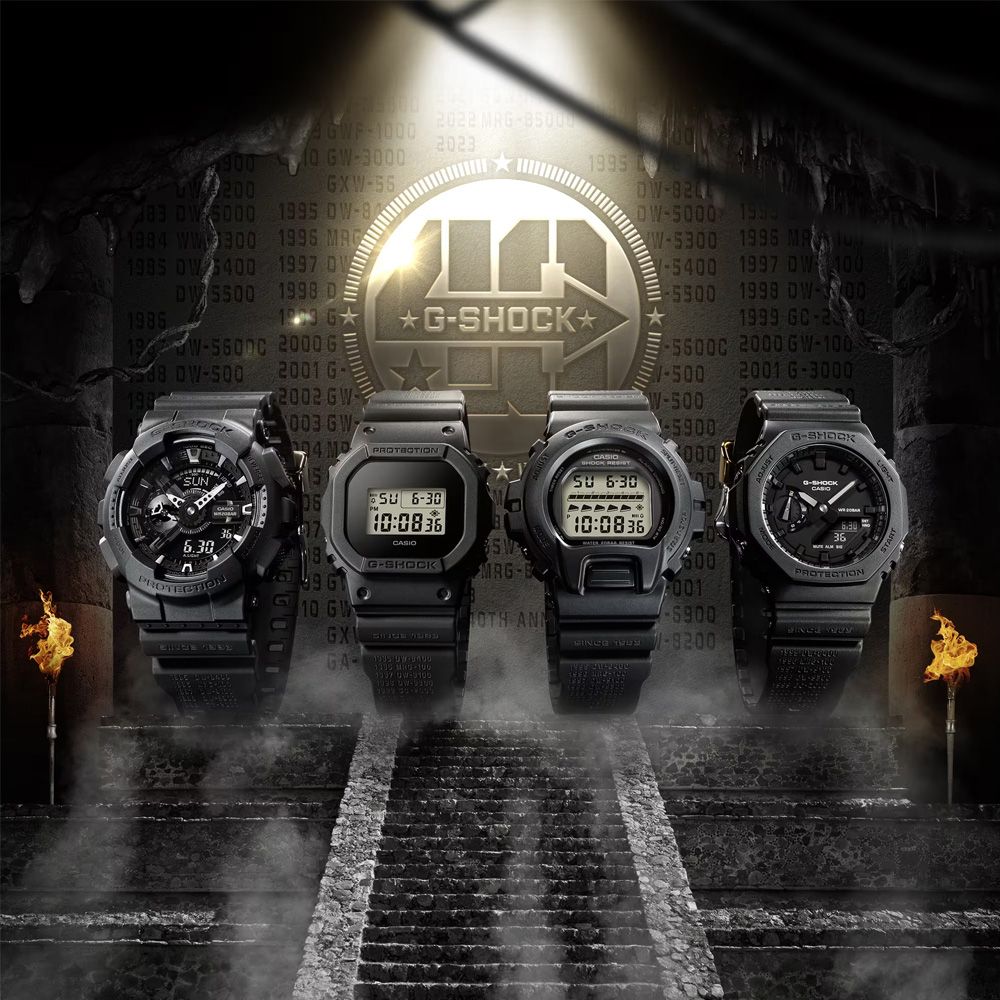 CASIO卡西歐G-SHOCK 40週年經典復刻雙顯腕錶GA-114RE-1A - PChome 24h購物