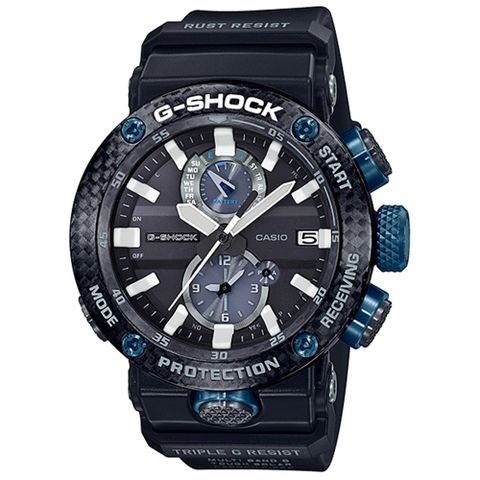 CASIO 卡西歐 G-SHOCK系列飛行錶(GWR-B1000-1A1)-黑/46.4mm