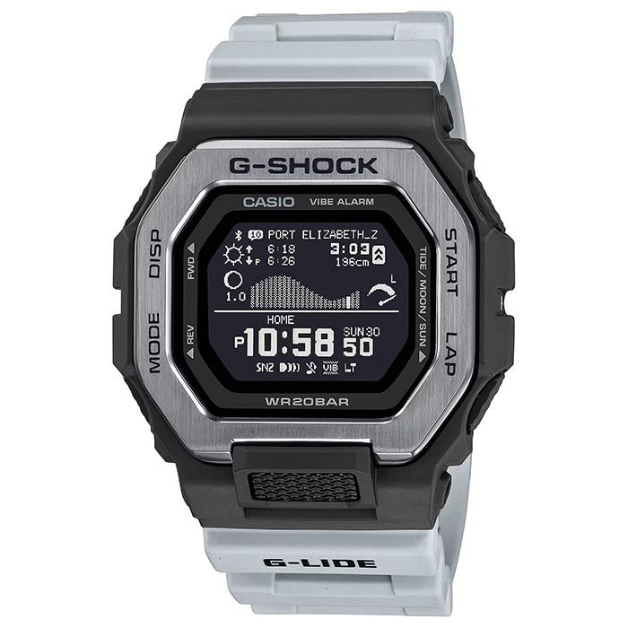 CASIO】卡西歐G-SHOCK 潮汐顯示200米防水藍芽連接運動智能電子錶GBX