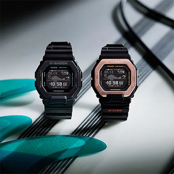 CASIO G-SHOCK 經典款智慧藍芽衝浪錶/玫瑰金/GBX-100NS-4 - PChome 24h購物