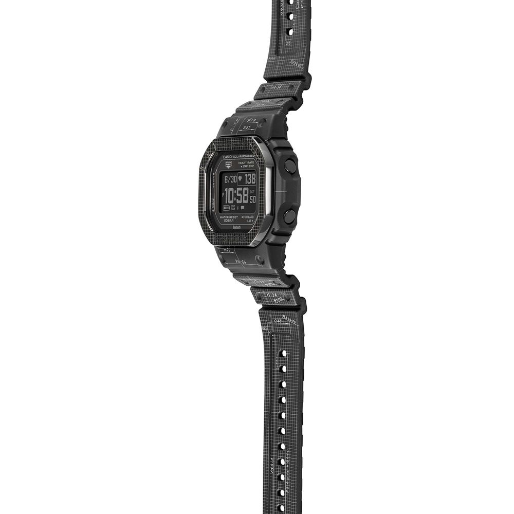 CASIO 卡西歐】G-SHOCK 心率偵測太陽能替換式錶圈錶帶組經典方型DW