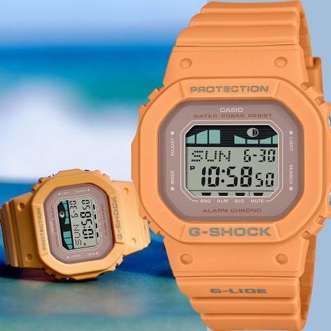 熱銷品牌▼日系手錶CASIO 卡西歐 G-SHOCK ITZY 有娜配戴款 G-LIDE 衝浪潮汐女錶手錶 GLX-S5600-4