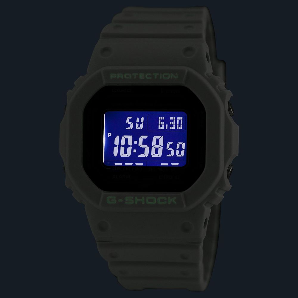CASIO 卡西歐   G-SHOCK 科幻體驗 智慧藍芽 數位方形電子錶(DW-B5600SF-7 防水200米)