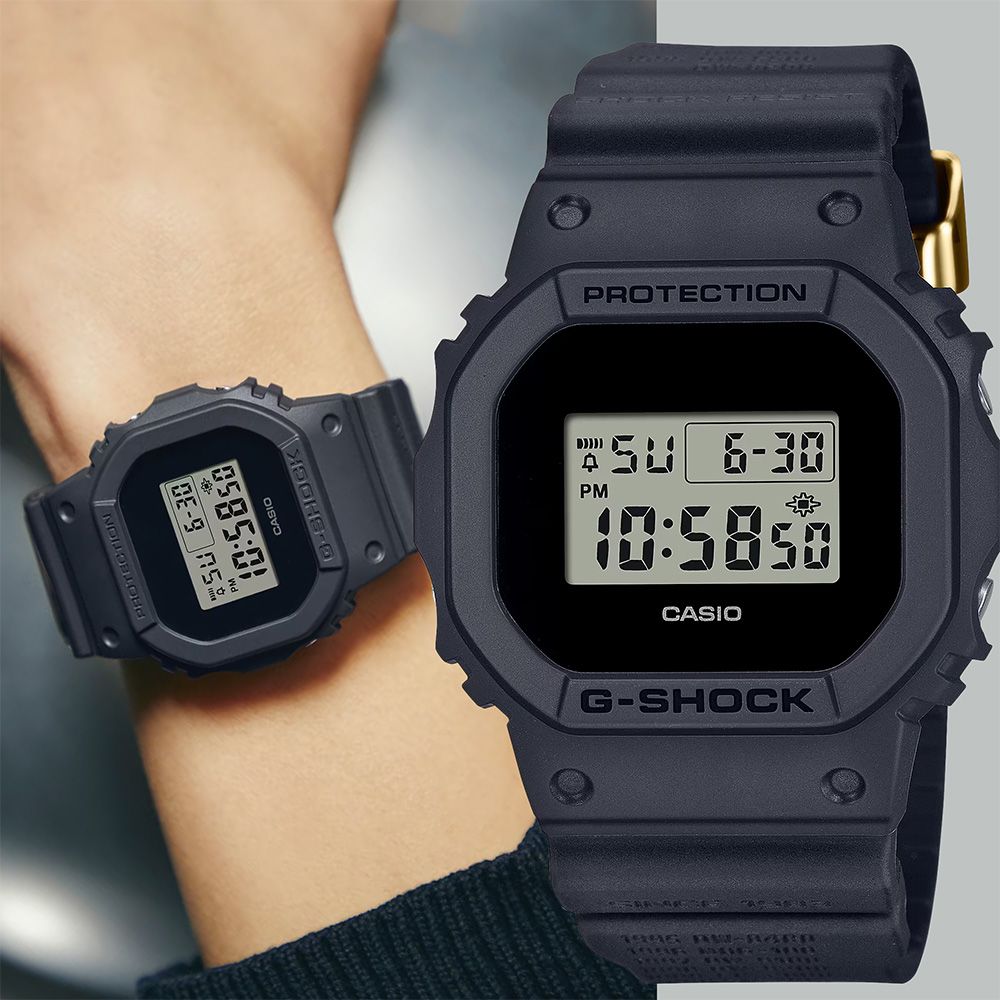 CASIO 卡西歐G-SHOCK 40周年全黑限量版手錶DWE-5657RE-1 - PChome 24h購物