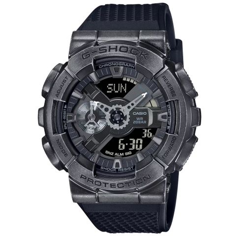 ▶新款上市◀CASIO卡西歐 G-SHOCK 科幻蒸氣 雙顯腕錶 禮物推薦 畢業禮物 GM-110VB-1A