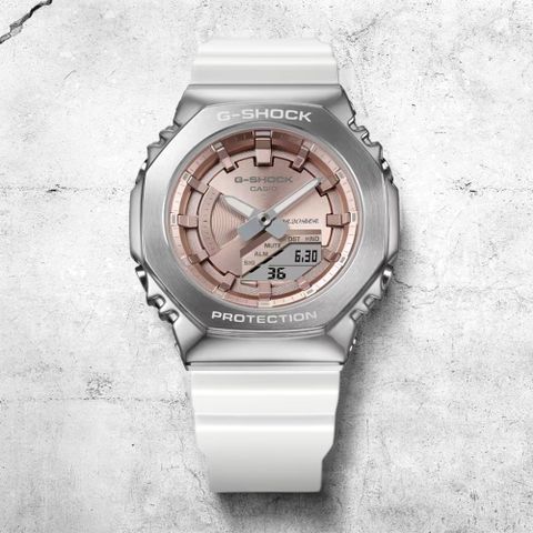 熱銷品牌▼日系手錶CASIO 卡西歐 G-SHOCK ITZY 有娜配戴款 八角 農家橡樹 閃耀冬季手錶 GM-S2100WS-7A