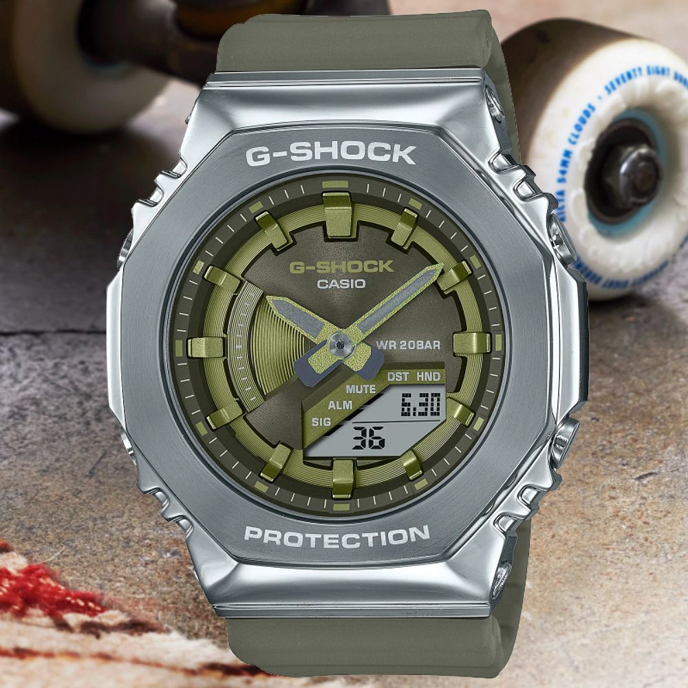 CASIO G-SHOCK 農家橡樹經典金屬運動腕錶GM-S2100-3A - PChome 24h購物