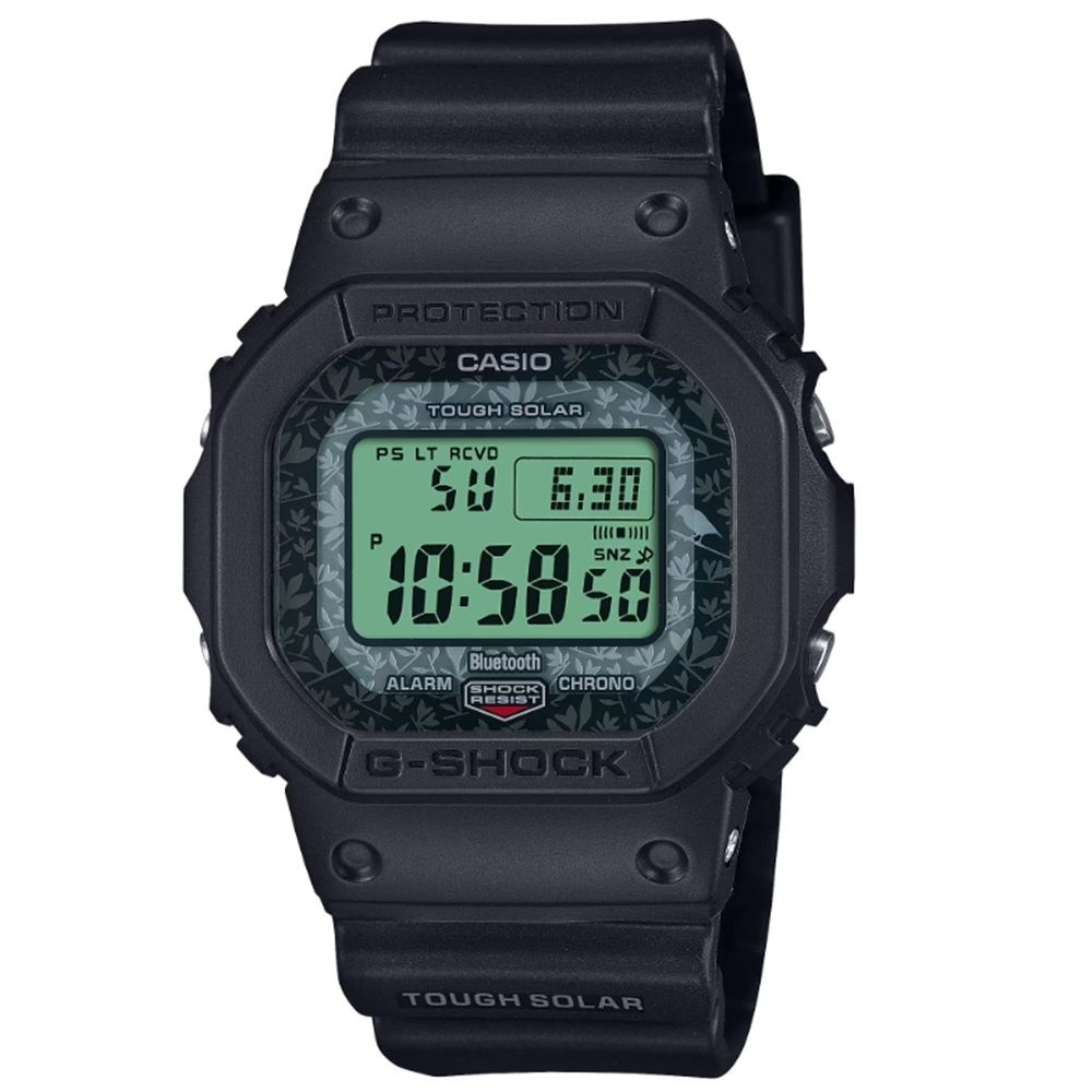 CASIO 卡西歐 G-SHOCK 限量聯名 達爾文雀 藍牙 電波 太陽能電力 GW-B5600CD-1A3_42.8mm