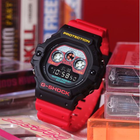 熱銷品牌▼日系手錶CASIO 卡西歐 G-SHOCK 復古錄音帶系列手錶 DW-5900MT-1A4