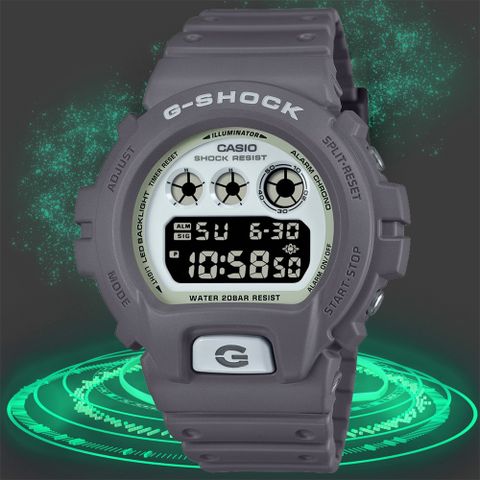 ▶新款到貨◀CASIO卡西歐 G-SHOCK 時尚深灰 電子腕錶 新年禮物 DW-6900HD-8