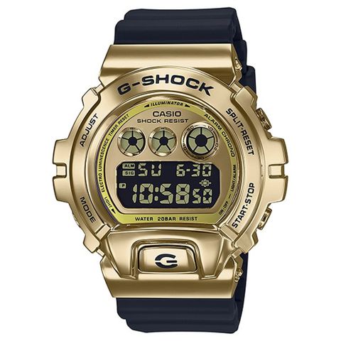 CASIO 卡西歐 G-SHOCK 金屬材質 街頭風格運動腕錶 禮物推薦 送禮首選 GM-6900G-9