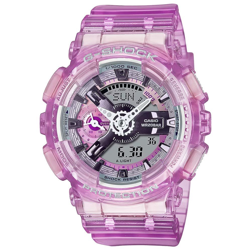 CASIO 卡西歐   G-SHOCK 未來系列 半透明女錶手錶 GMA-S110VW-4A