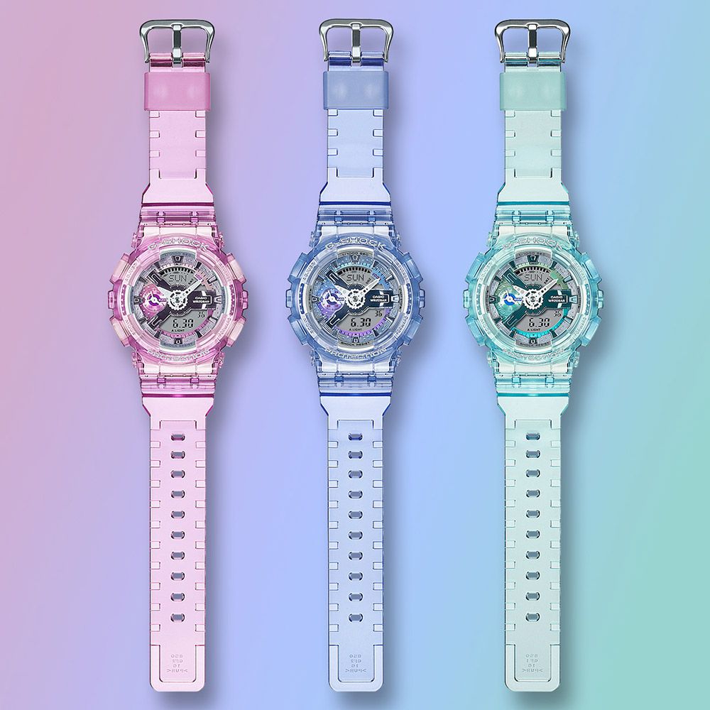 CASIO 卡西歐   G-SHOCK 未來系列 半透明女錶手錶 GMA-S110VW-4A