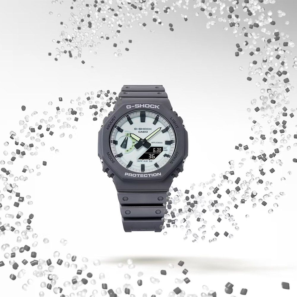 CASIO 卡西歐   G-SHOCK 綠光系列 八角 農家橡樹手錶 GA-2100HD-8A