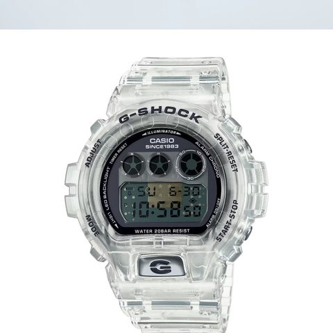 【CASIO G-SHOCK】40周年Clear Remix系列休閒腕錶-透明款/DW-6940RX-7/台灣總代理公司貨享一年保固
