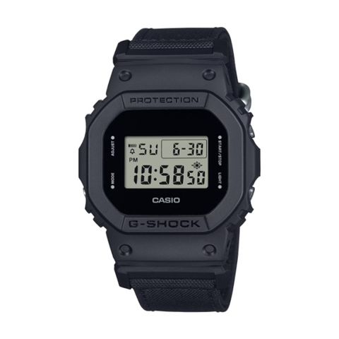 【CASIO G-SHOCK】街頭風格方形電子腕錶-霧黑款/DW-5600BCE-1/台灣總代理公司貨享一年保固