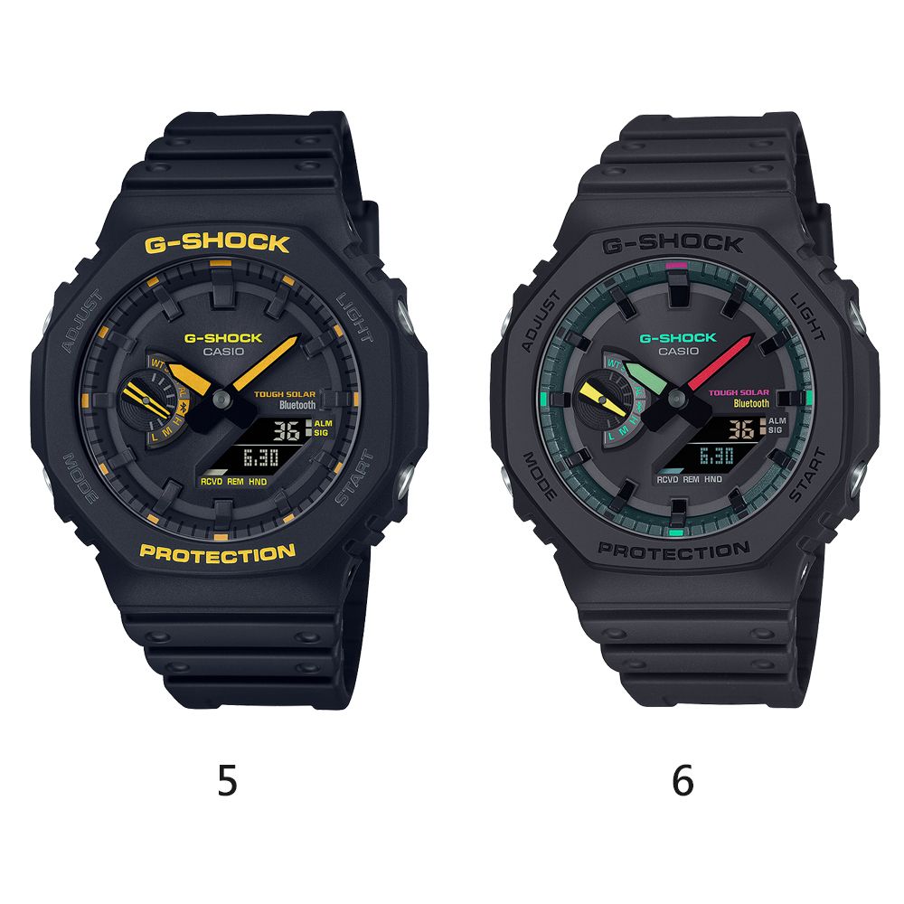 CASIO 卡西歐 G-SHOCK 太陽能藍芽八角造型計時錶 GA-B2100系列 (多款任選)