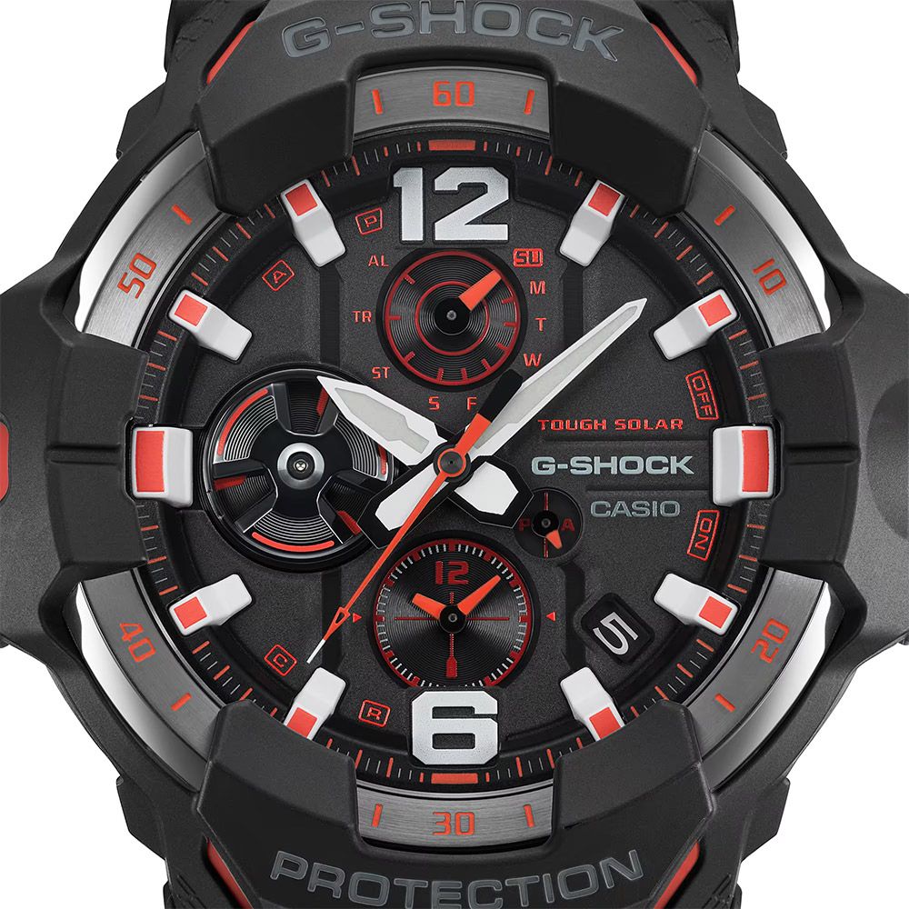 CASIO 卡西歐   G-SHOCK MASTER OF G 專業航空錶 太陽能藍芽飛行錶 GR-B300-1A4