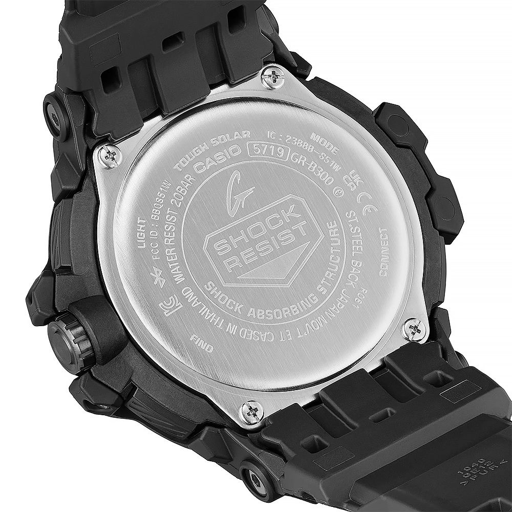 CASIO 卡西歐   G-SHOCK MASTER OF G 專業航空錶 太陽能藍芽飛行錶 GR-B300-1A