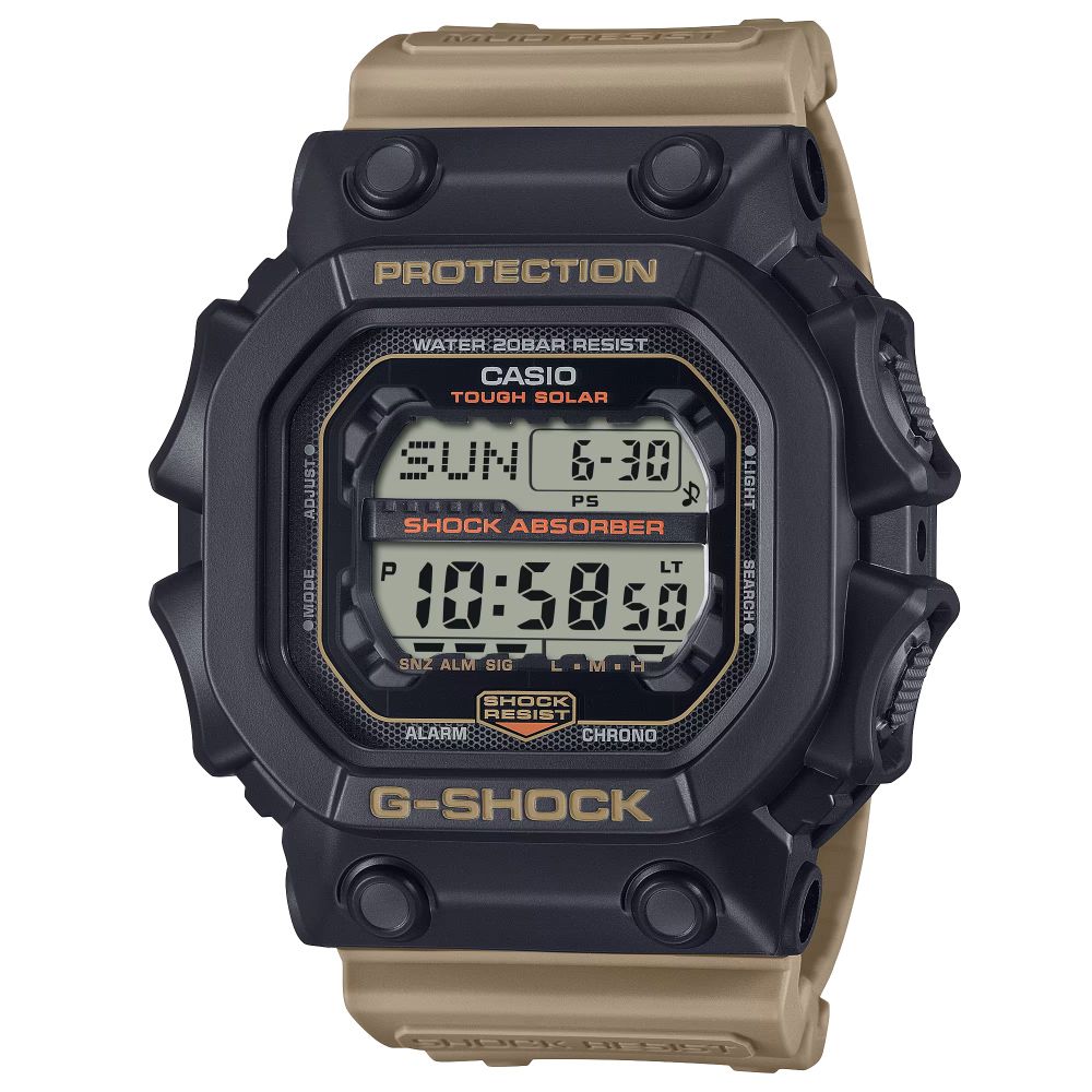 CASIO 卡西歐 G-SHOCK 太陽能 經典雙色調 電子腕錶 禮物推薦 送禮首選 GX-56TU-1A5