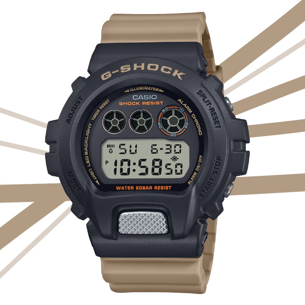 CASIO 卡西歐 G-SHOCK 實用精明風格 雙色調電子錶 DW-6900TU-1A5