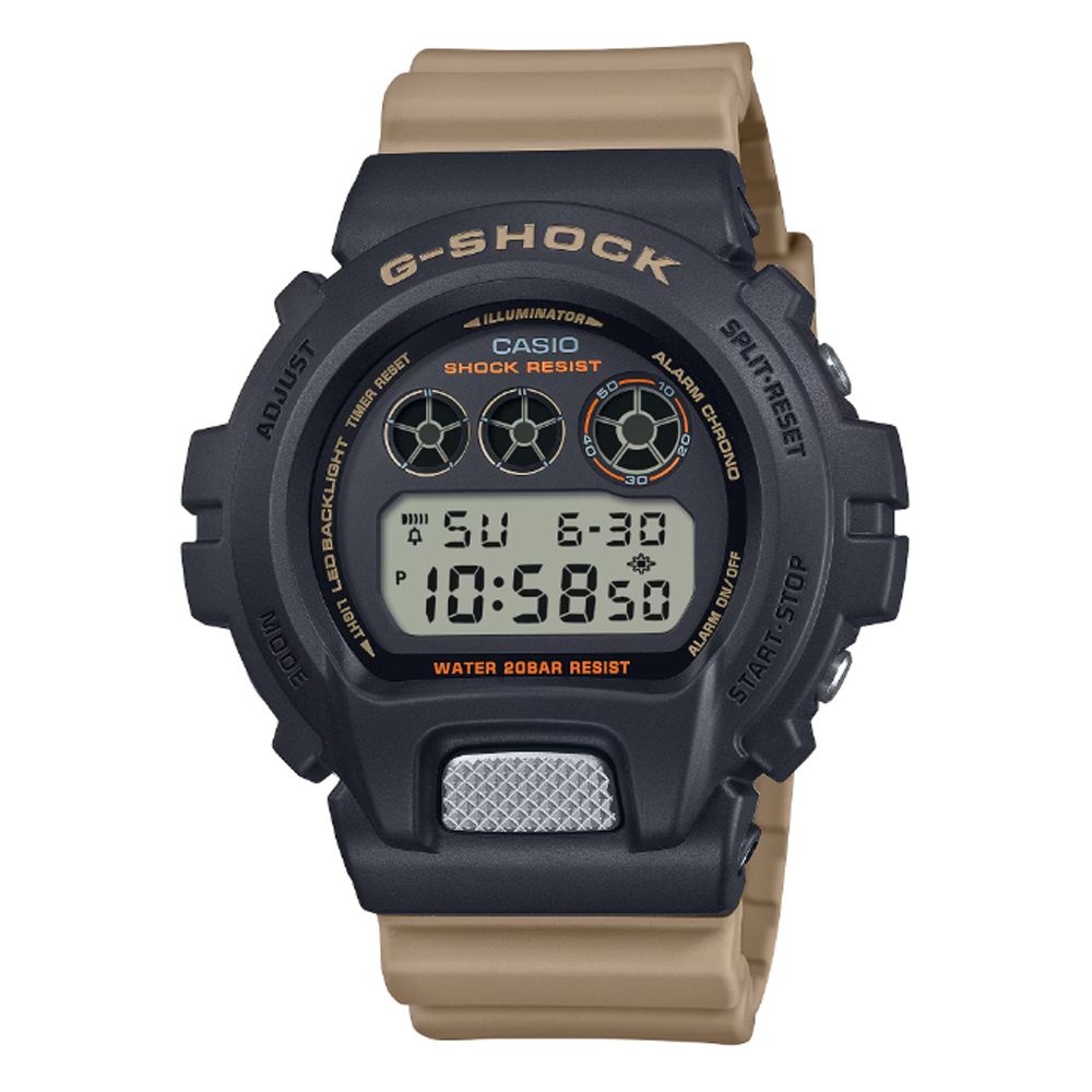 CASIO 卡西歐 G-SHOCK 實用精明風格 雙色調電子錶 DW-6900TU-1A5