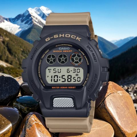 CASIO 卡西歐 G-SHOCK 經典配色手錶 電子錶 DW-6900TU-1A5