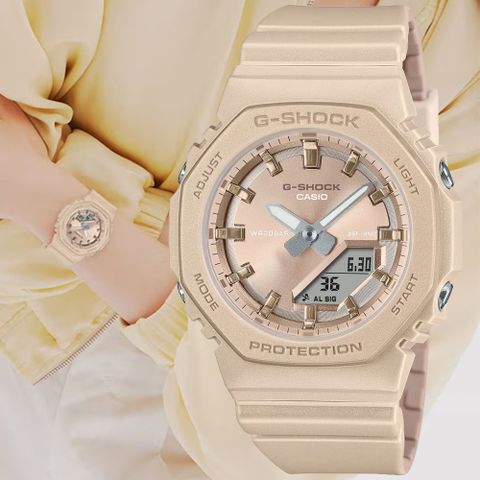 CASIO 卡西歐 G-SHOCK 偏光時尚 雙顯腕錶 禮物推薦 送禮首選 GMA-P2100ST-9A