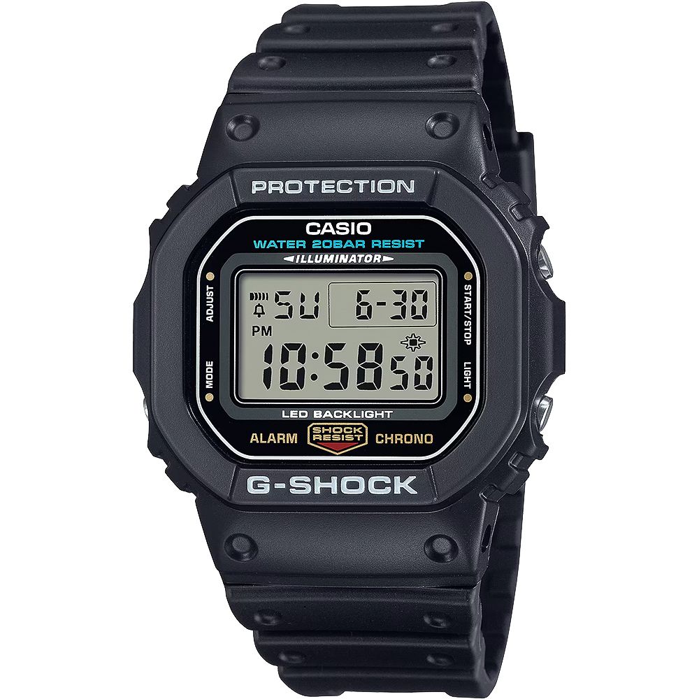 CASIO 卡西歐 G-SHOCK 經典DW-5600系列電子錶 DW-5600UE-1