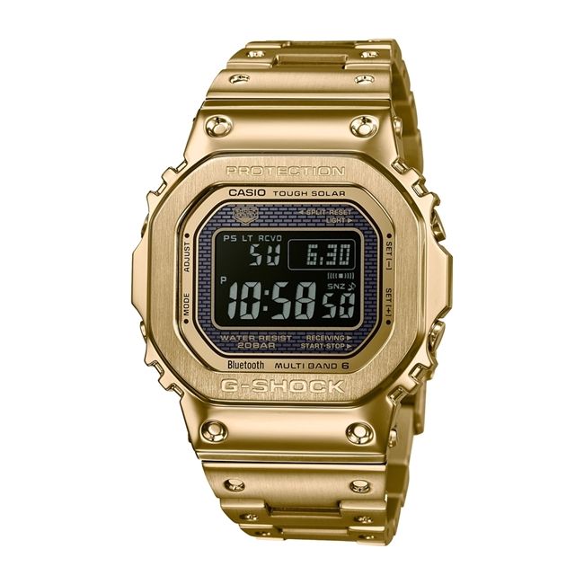 CASIO 卡西歐】CASIO 卡西歐G-SHOCK電波藍牙電子錶GMW-B5000GD-9(金